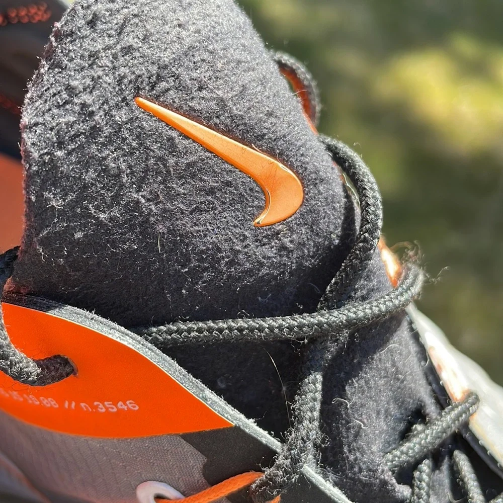 Mens Nike Sneakers- EXP- X14 SE Black/Orange/ White  Size 13 - Picture 11 of 14